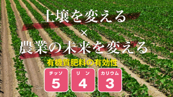 100％有機肥料すこやかの効果